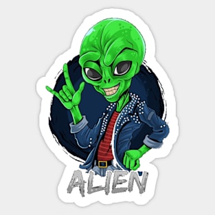 Alien Sticker